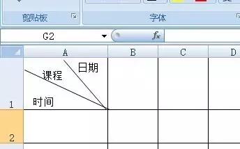 二维表头